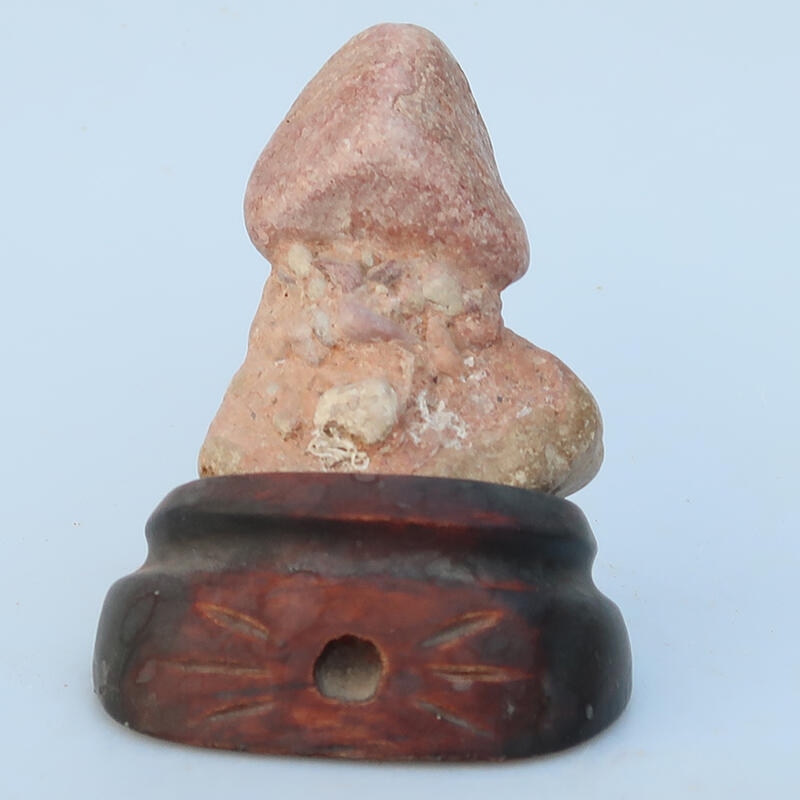 Suiseki - Stein mit DAI (Holzsockel)