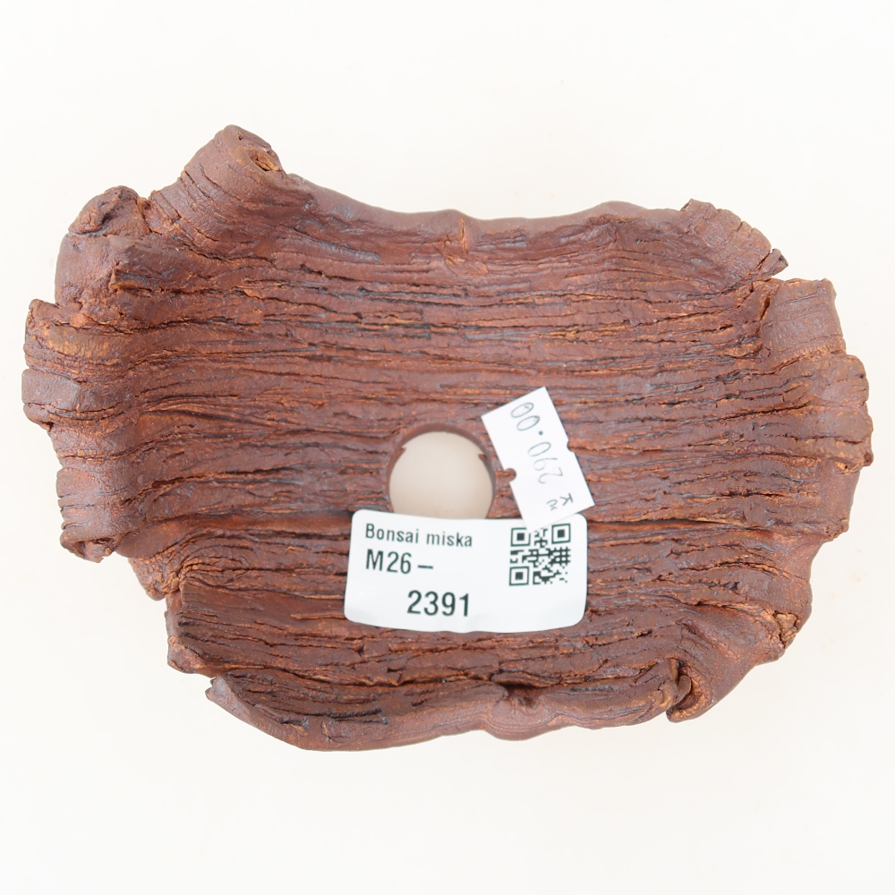 Keramikschale  11,5 x 8,5 x 6,5 cm, Farbe: braun