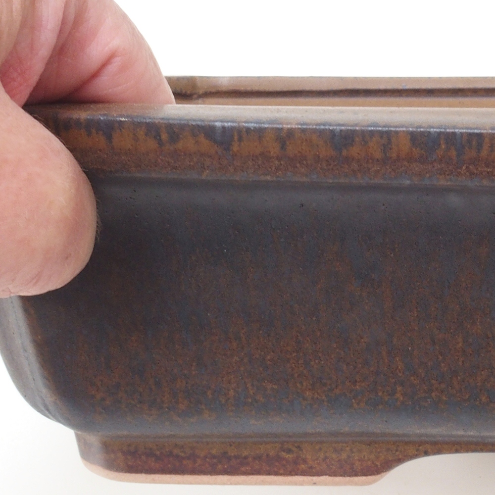 Bonsaischale H07 - 30 x 20,5 x 8 cm - braun