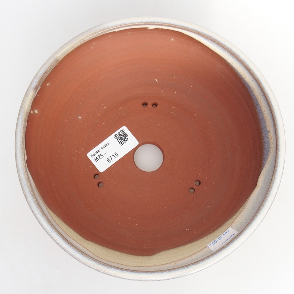 Bonsaischale aus Keramik 19,5 x 19,5 x 6,5 cm, Farbe blau