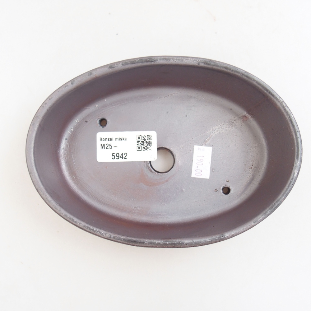 Bonsaischale aus Keramik 15,5 x 12 x 6 cm, Farbe blau