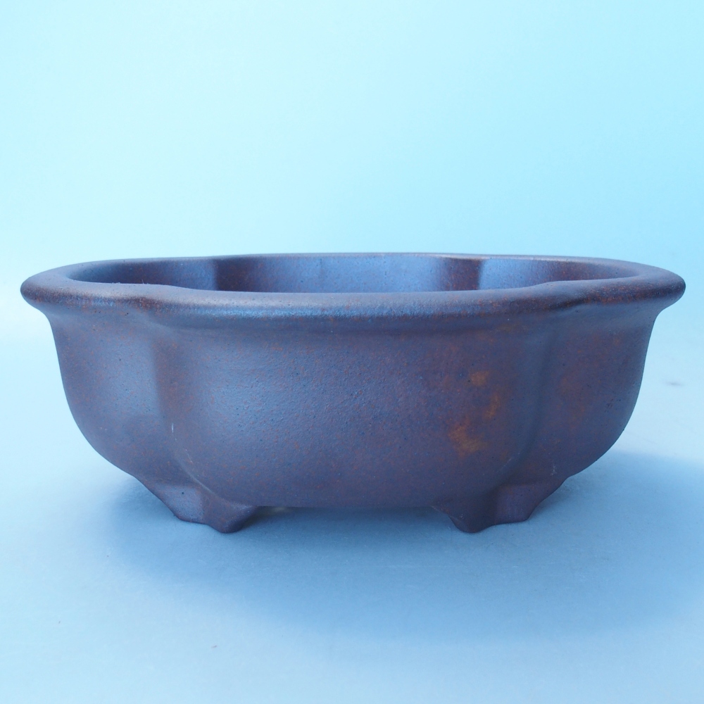 Schale 20,5 x 17,5 x 7 cm braun