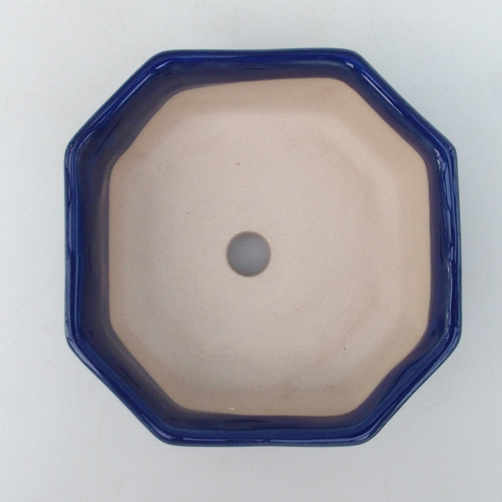 Bonsaischale H13 - 12,5 x 12,5 x 4,5 cm - blau