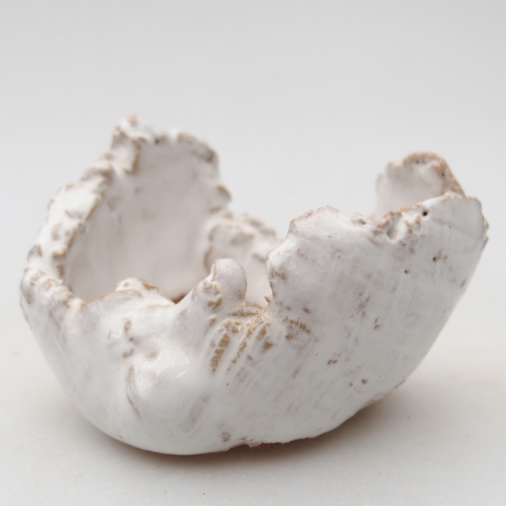 Keramikschale 7 x 6,5 x 5 cm , Farbe weiß