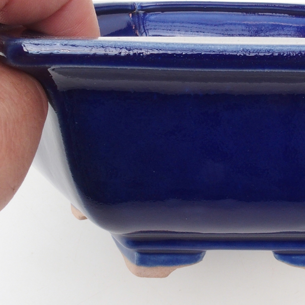 Bonsaischale H53 - 19 x 21,5 x 7 cm - blau