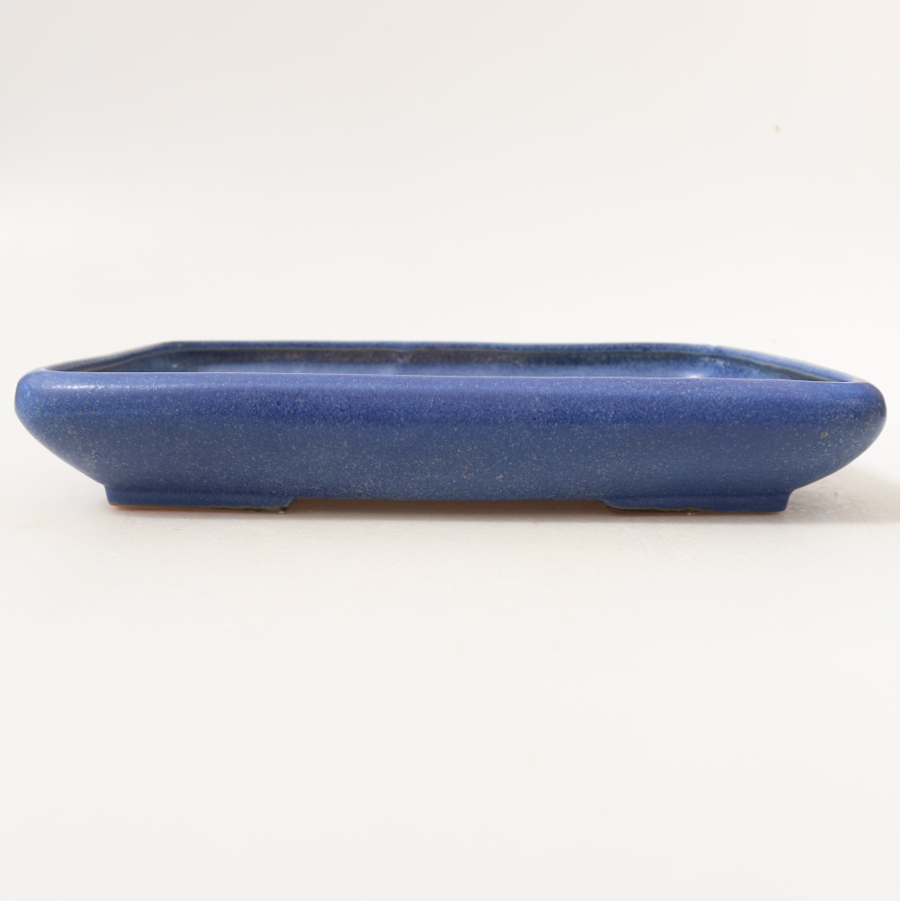 Keramik-Bonsai-Schale 24 x 17,5 x 4 cm, Farbe: Blau