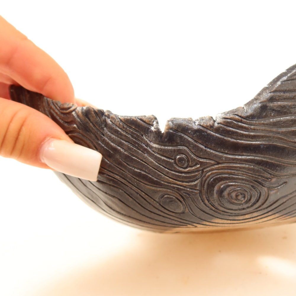 Keramikschale  15,5 x 12 x 6,5 cm, Farbe: grün