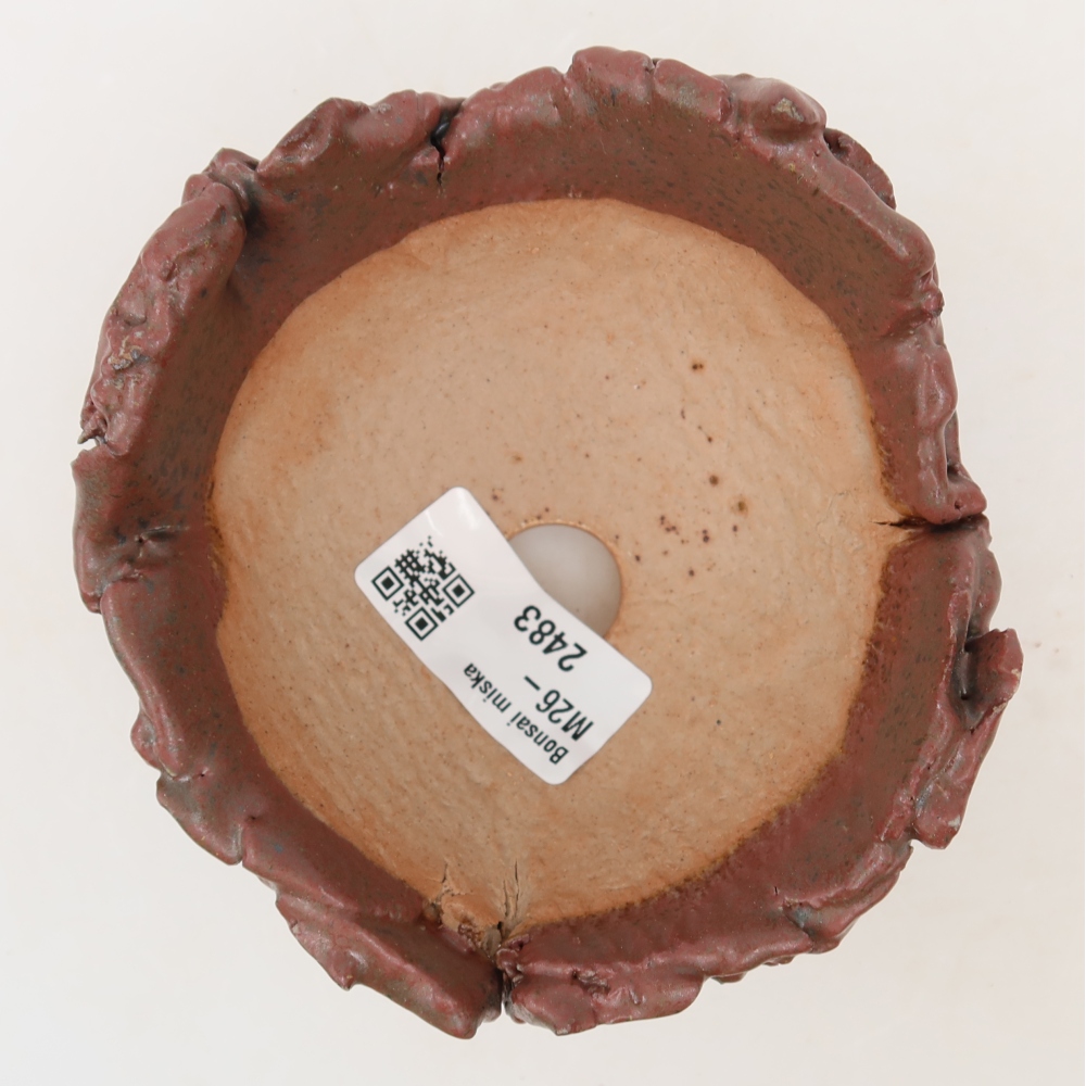 Keramikschale  10,5 x 10,5 x 7 cm, Farbe: Rosa
