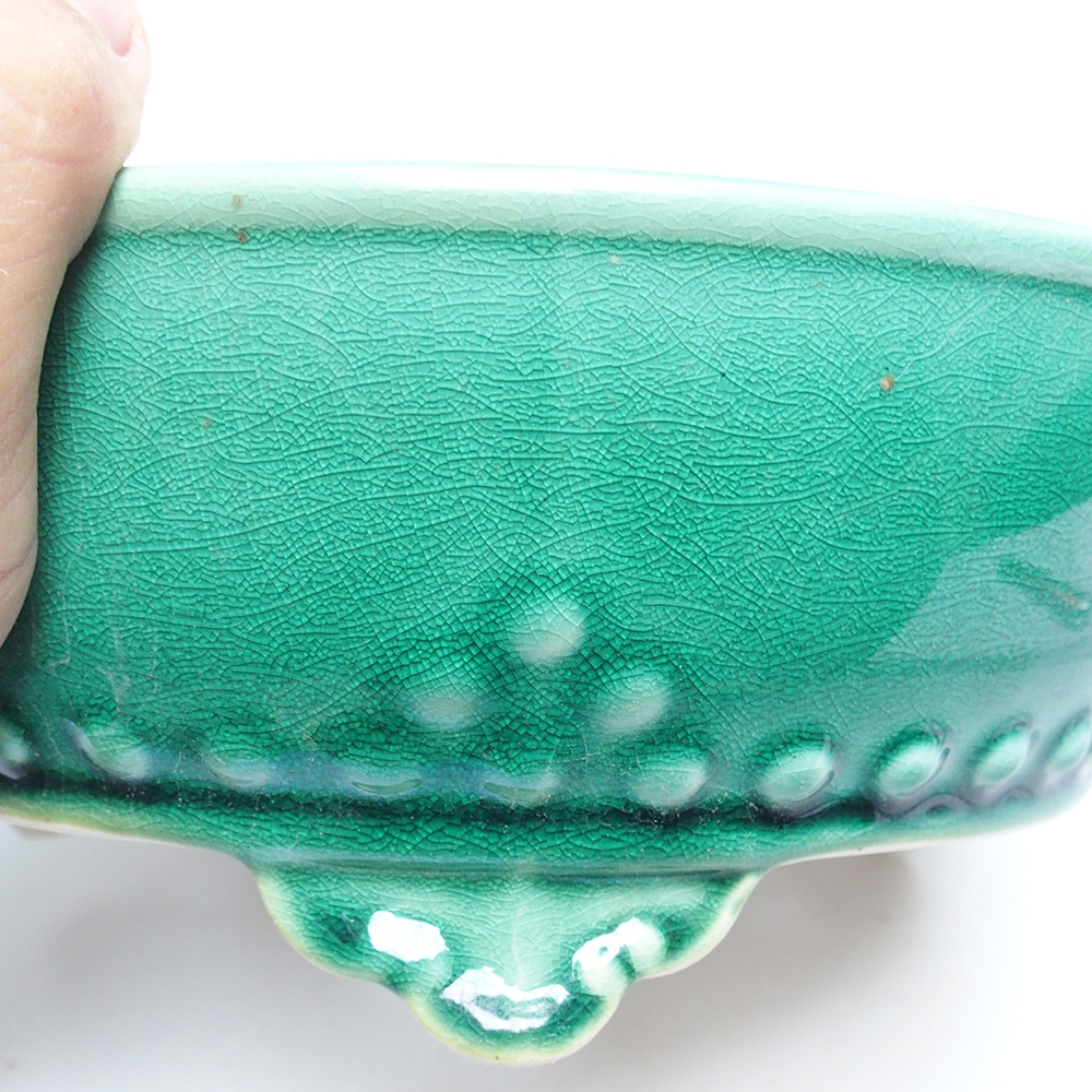 Schale 21 x 21 x 8,5 cm grün