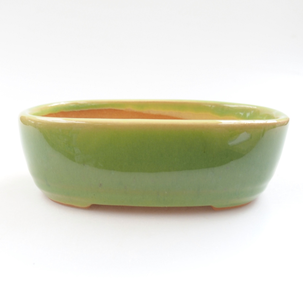 Bonsaischale aus Keramik 15,5 x 12 x 6 cm, Farbe blau