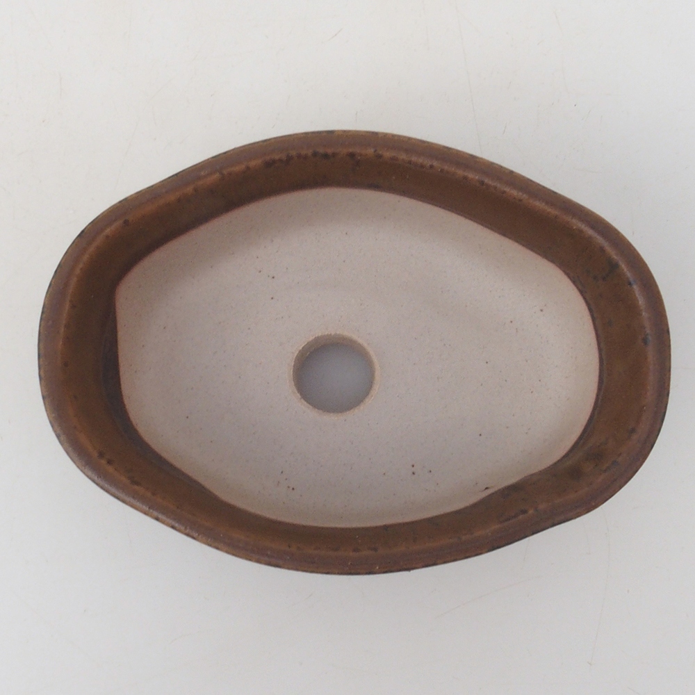 Bonsaischale H05 - 11 x 8 x 4 cm - braun