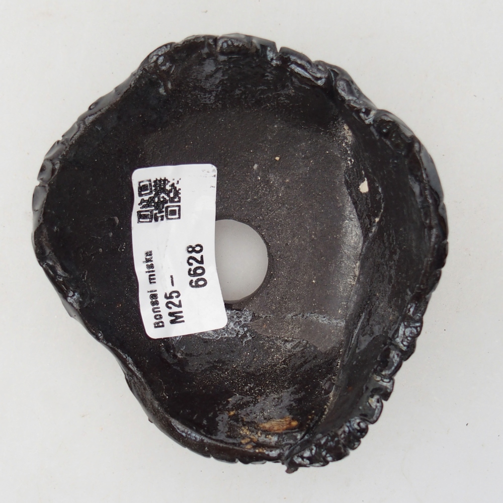 Keramikschale 8,5 x 8 x 5,5 cm , Farbe schwarz