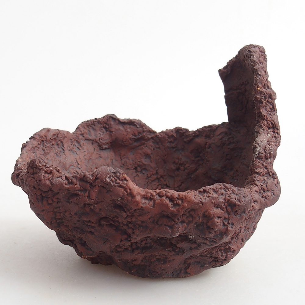 Keramikschale 9 x 7,5 x 9 cm , Farbe braun