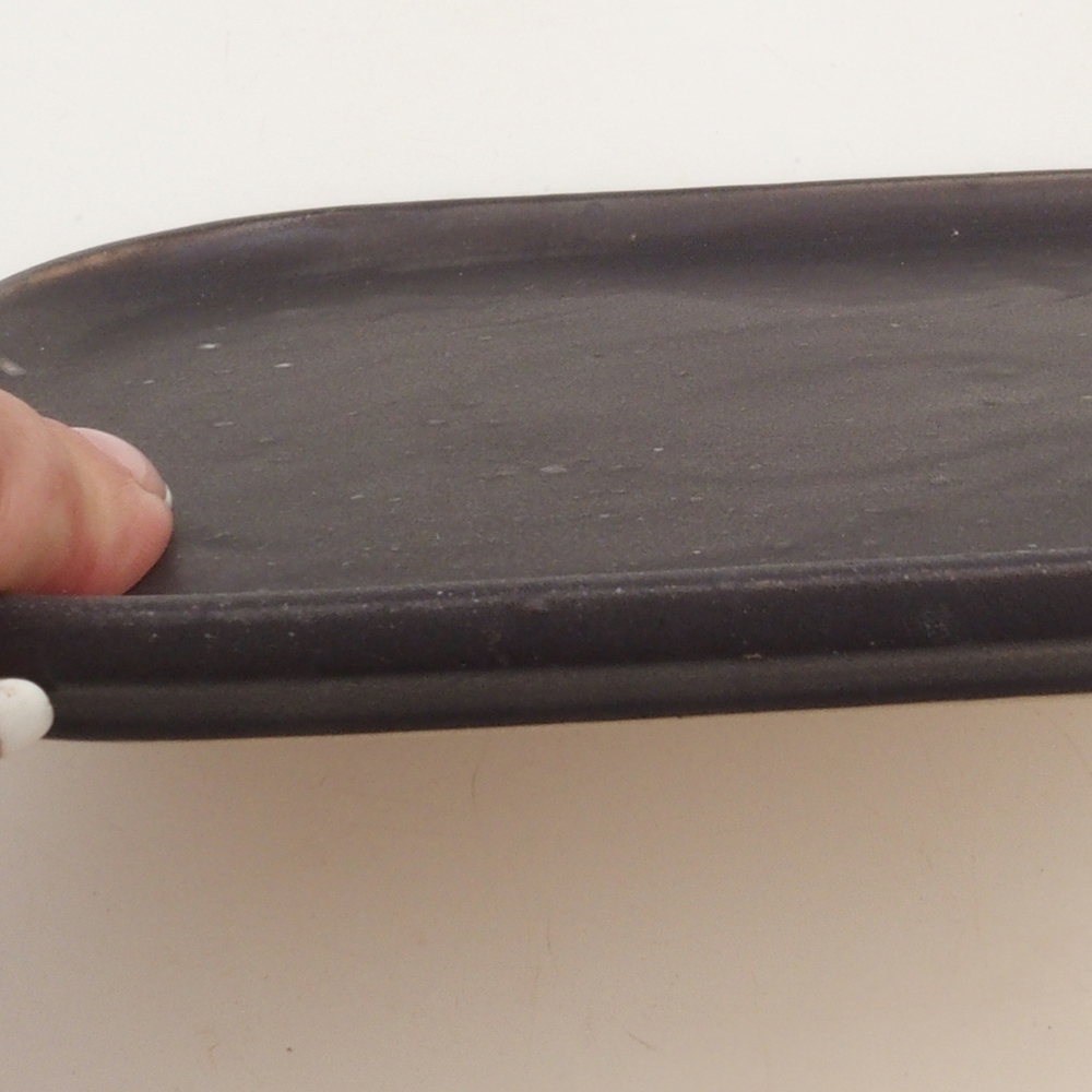 Keramikschale H36 - 17,5 x 15 x 1 cm - braun