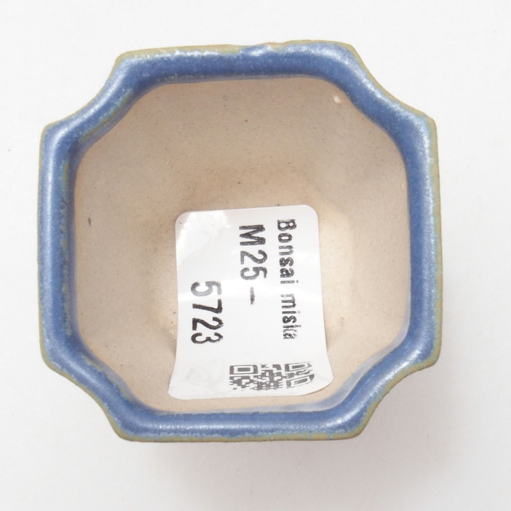 Mini-Bonsaischale 4 x 4 x 4 cm, Farbe blau