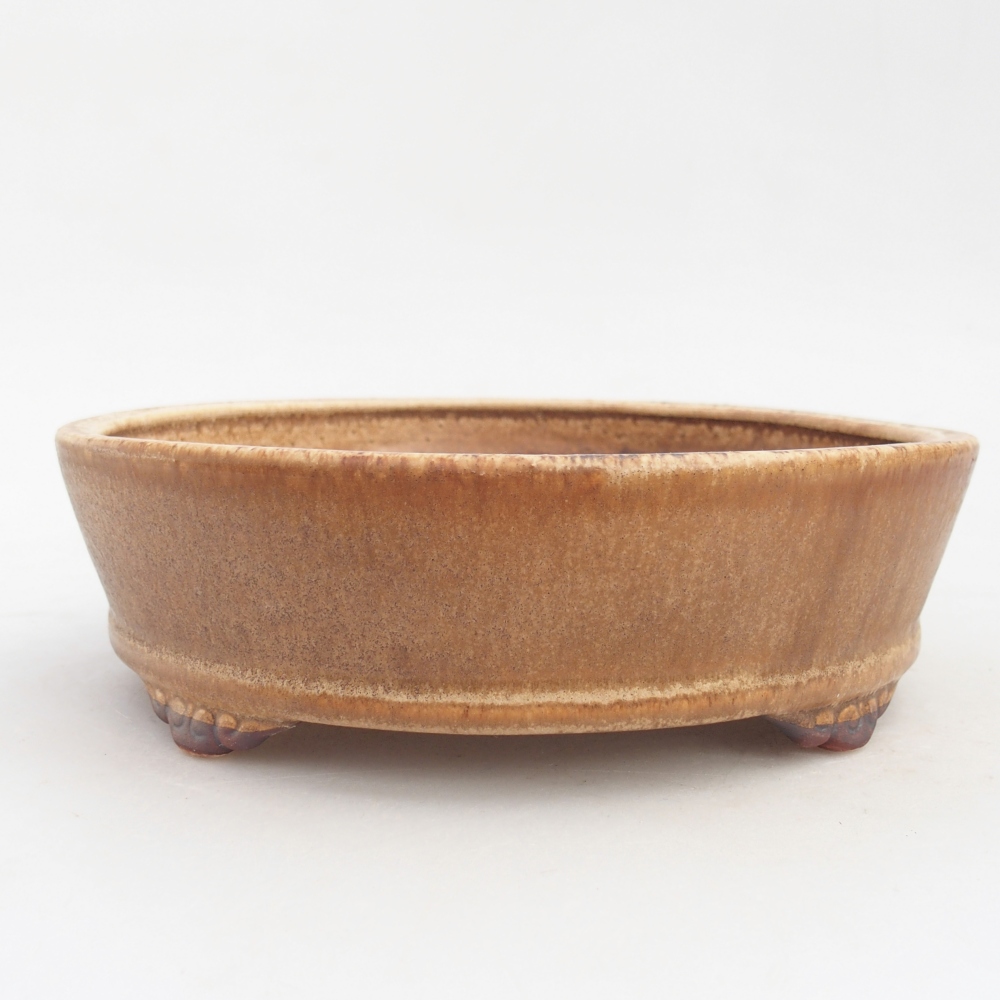 Bonsaischale aus Keramik 18 x 18 x 5 cm, rosa