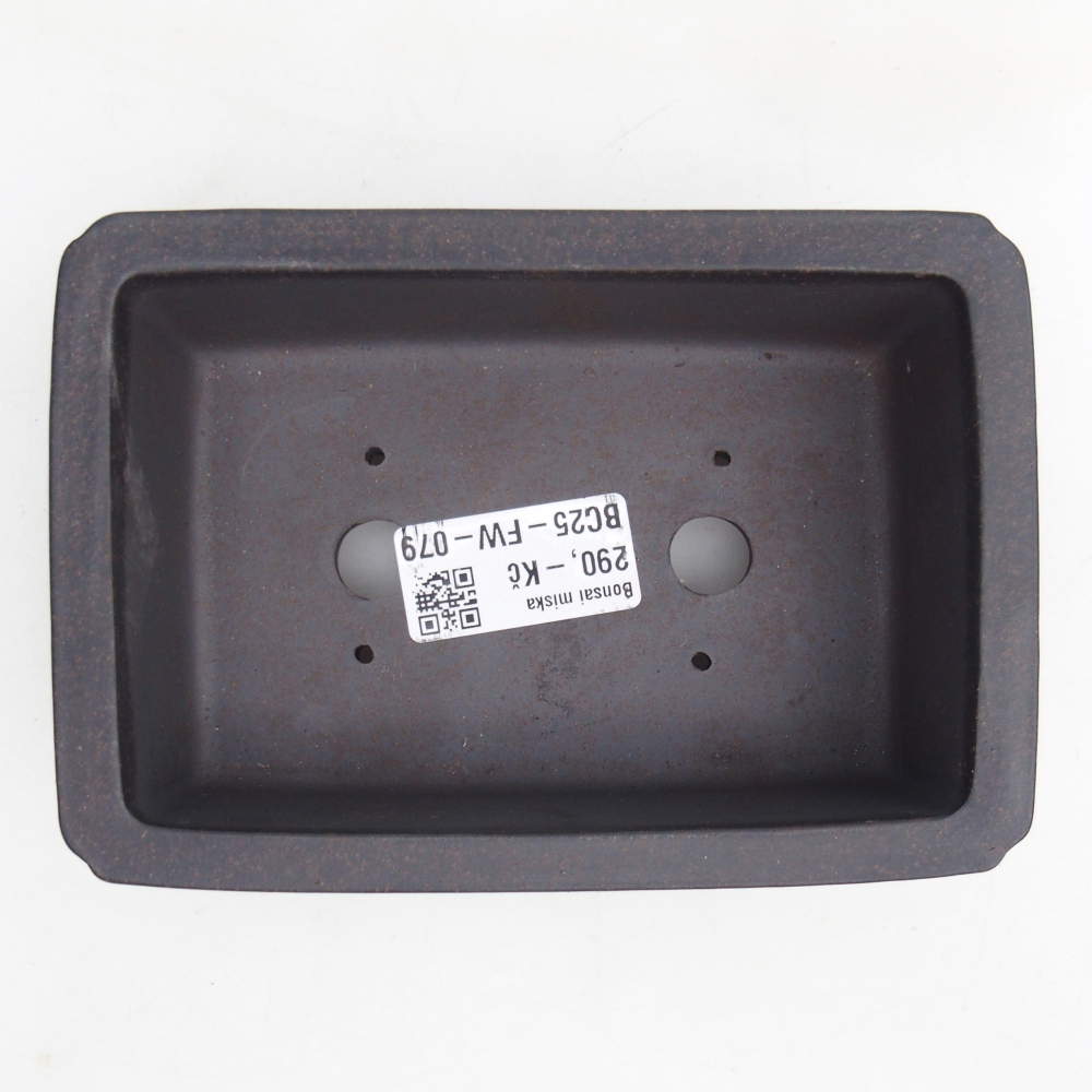 Bonsaischale aus Keramik 14,5 x 10 x 4,5 cm, Farbe bräunlich ocker