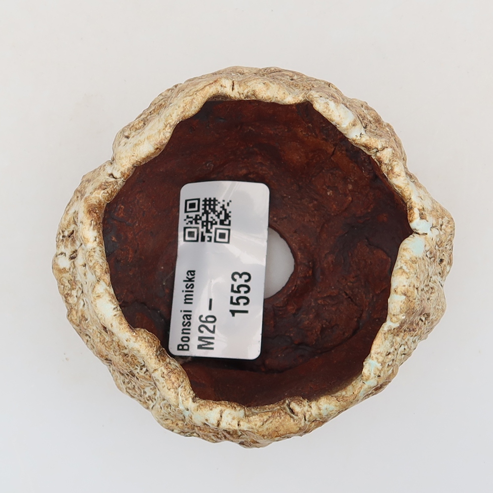 Keramikschale  5,5 x 5,5 x 5,5 cm, Farbe: beige-braun