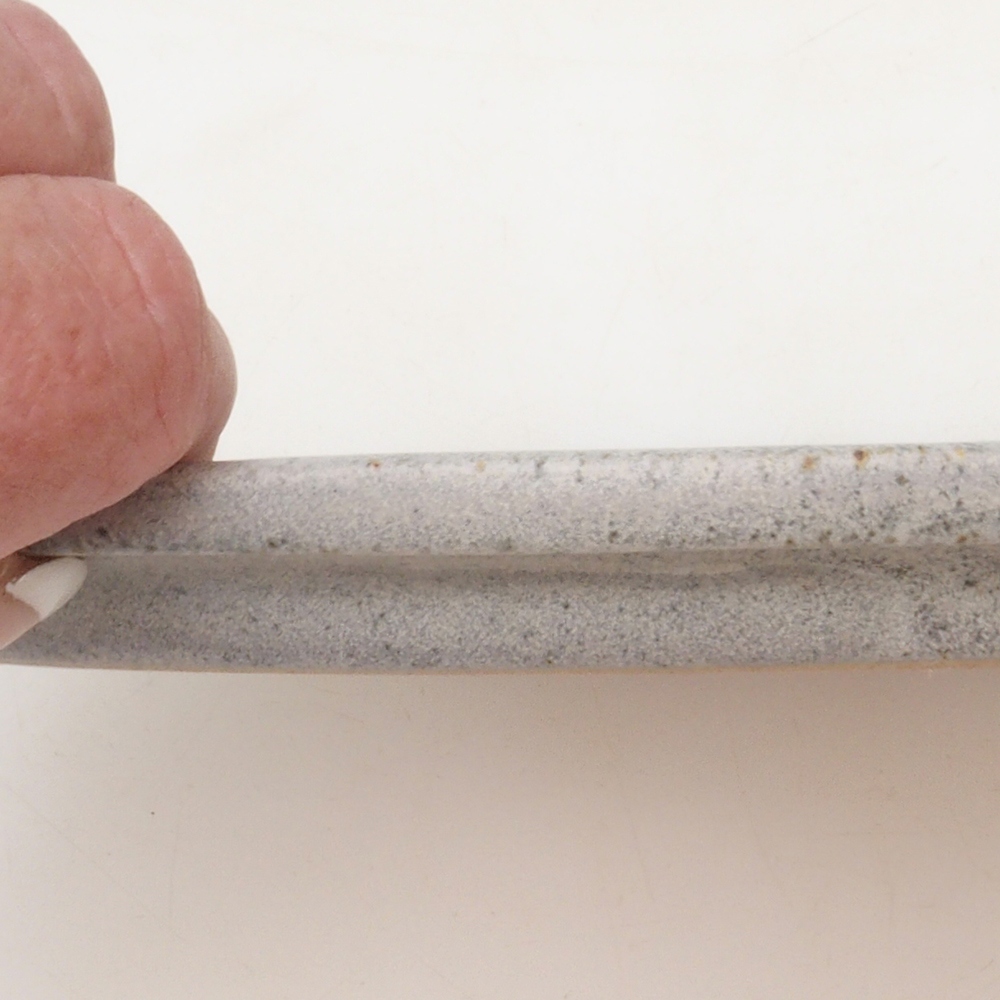 Bonsai oval Untertasse S - 20 x 16,5 x 1,5 cm - beige