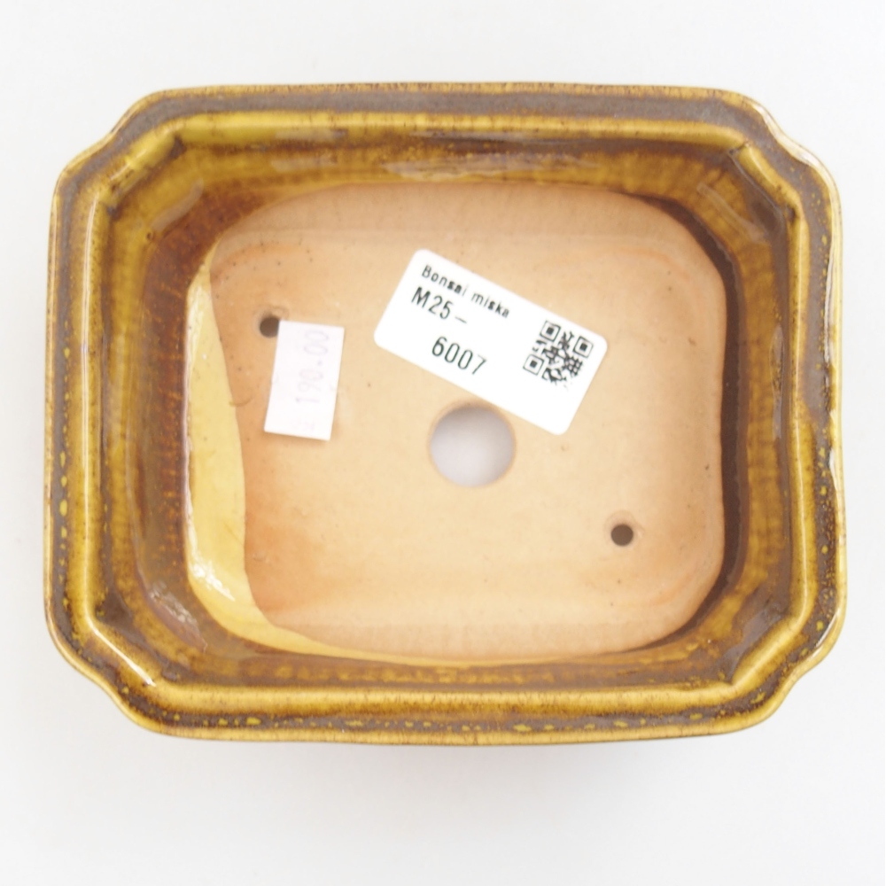 Bonsaischale aus Keramik 15,5 x 12 x 6 cm, Farbe blau