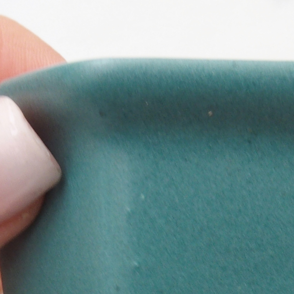 Bonsaischale aus Keramik 6,5 x 5,5 x 4 cm, Farbe blau