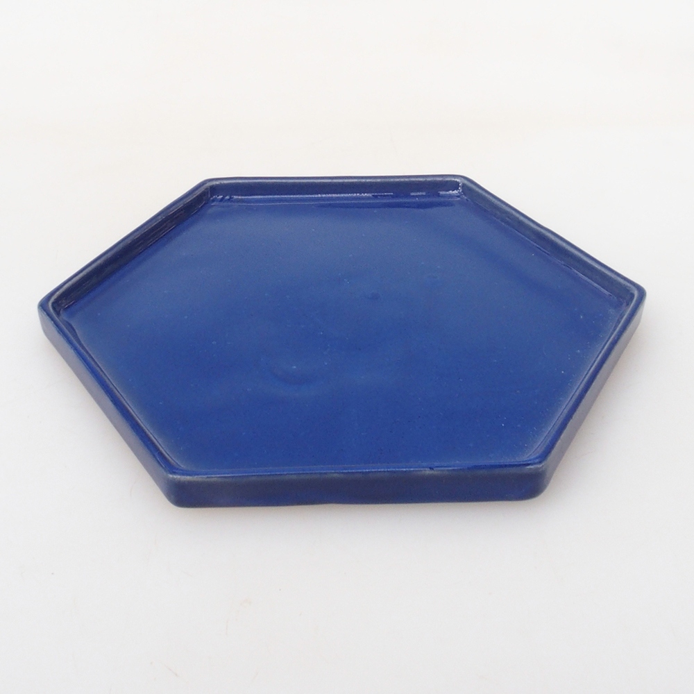 Keramikschale H53 -18,5 x 17 x 1 cm - blau