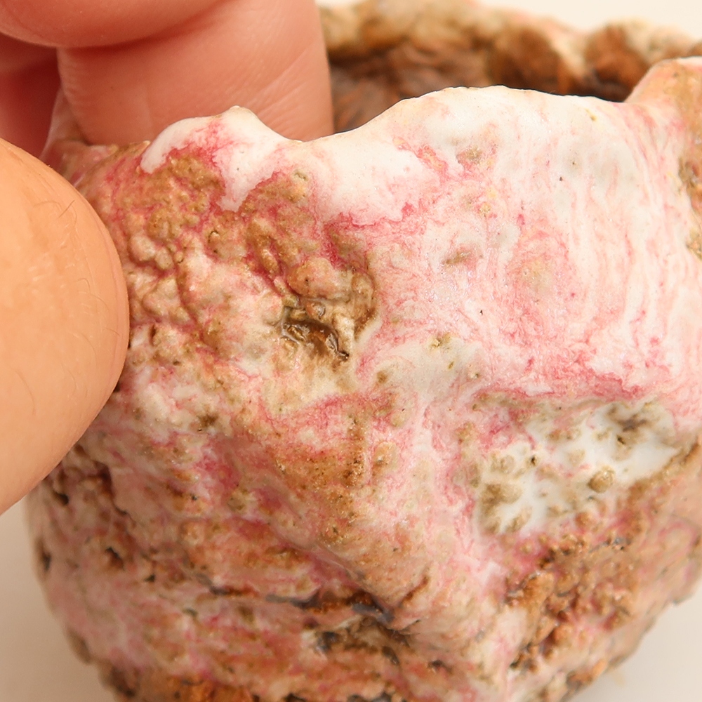Keramikschale  4,5 x 4,5 x 5 cm , Farbe: Rosa