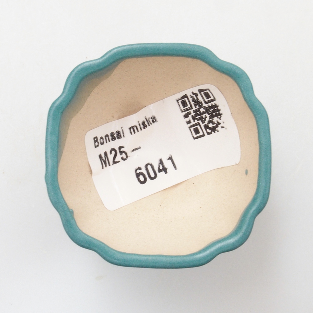 Bonsaischale aus Keramik 6,5 x 5,5 x 4 cm, Farbe blau