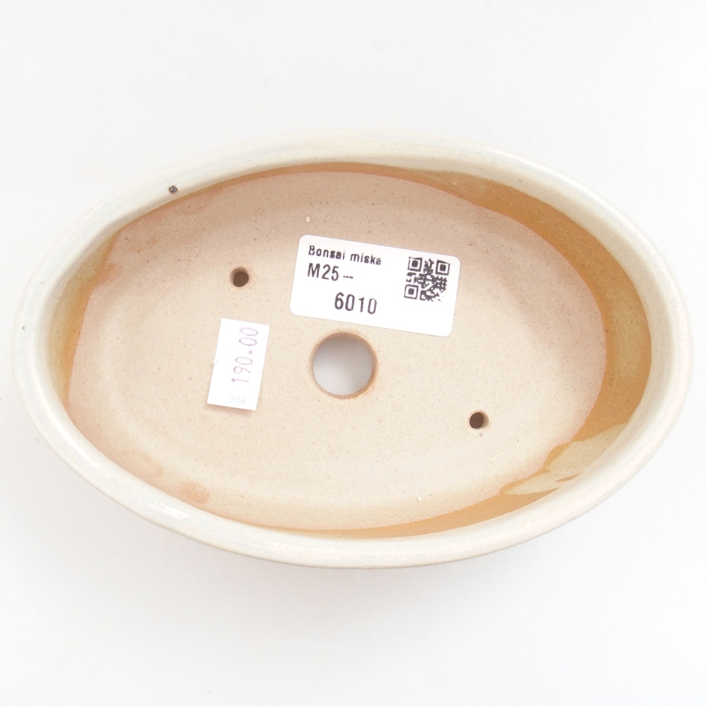 Bonsaischale aus Keramik 15,5 x 12 x 6 cm, Farbe blau