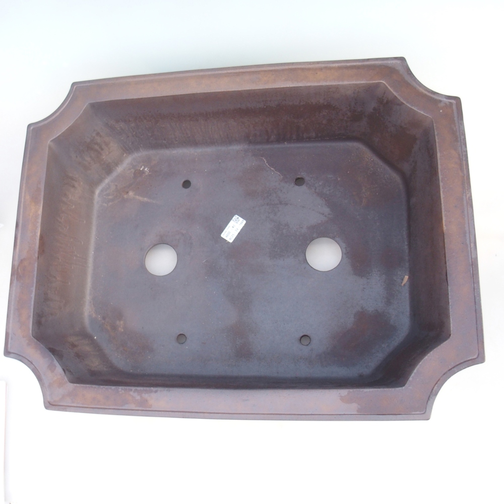 Schale 60,5 x 48 x 17 cm braun - NUR PERSÖNLICHE ABHOLUNG ODER PALLETTENVERKEHR