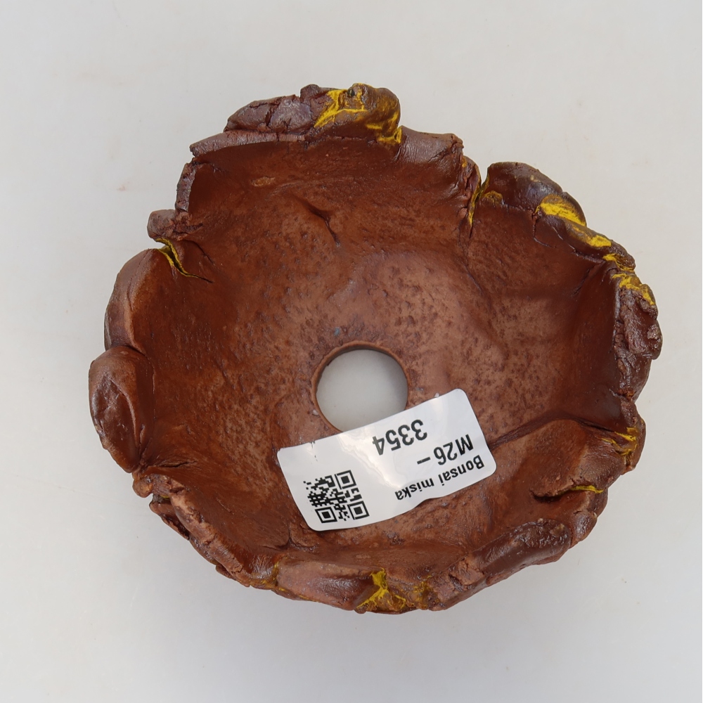 Keramikschale 9,5 x 9 x 6 cm , Farbe gelb