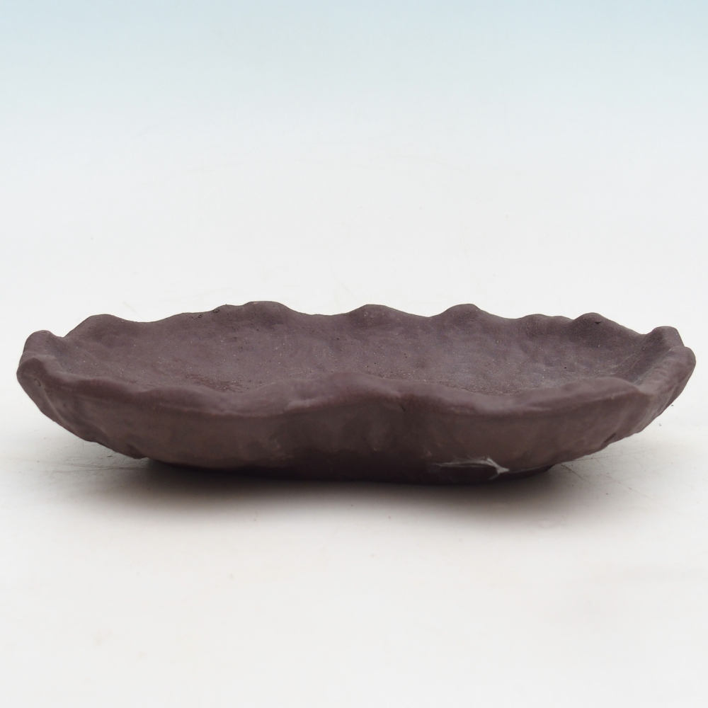 Keramikschale 17 x 12 x 3 cm , Farbe braun