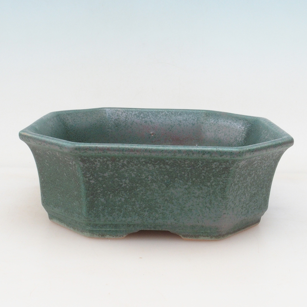 Bonsaischale H14 - 17,5 x 17,5 x 6 - grün