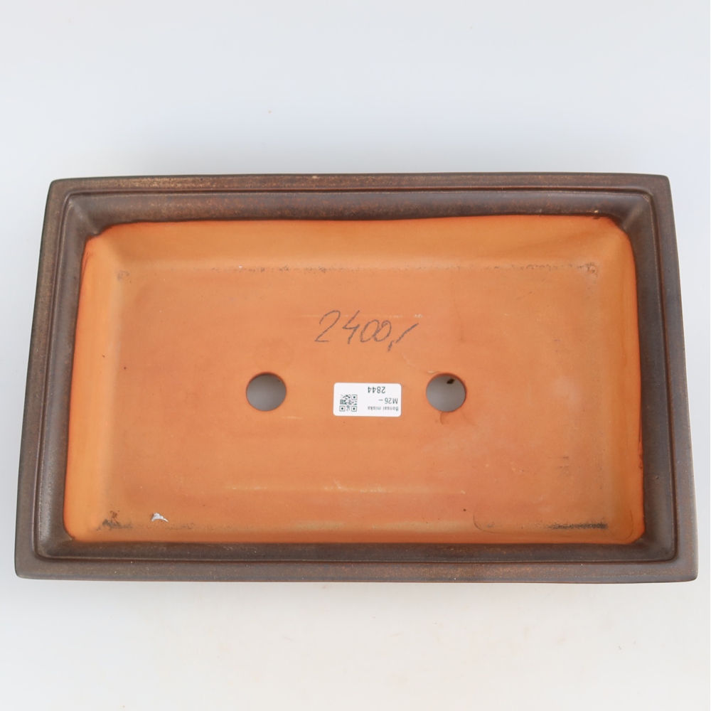 Keramikschale  36 x 23 x 8 cm, Farbe: braun – NUR PERSÖNLICHE ABHOLUNG oder Palettenversand