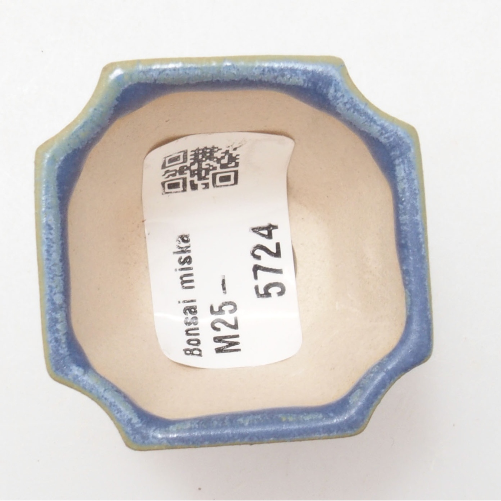 Mini-Bonsaischale 4 x 4 x 4 cm, Farbe blau