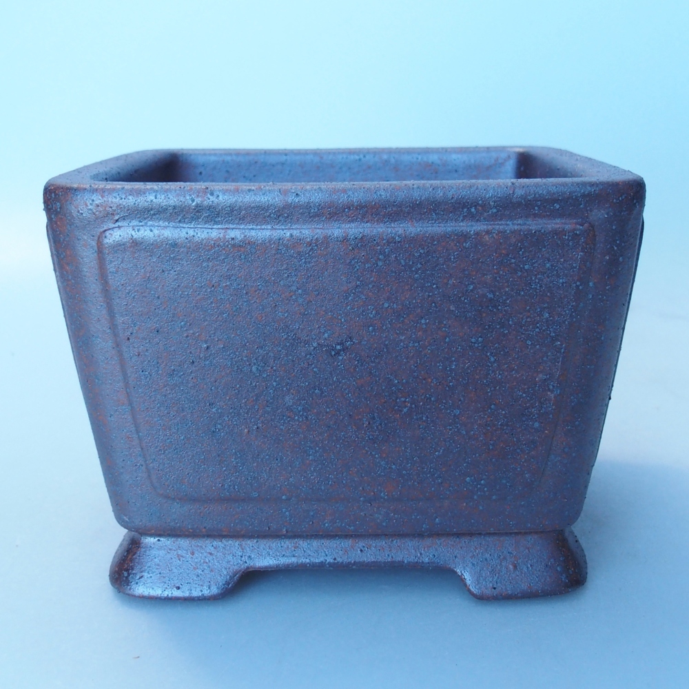 Schale 12 x 12 x 8,5 cm braun