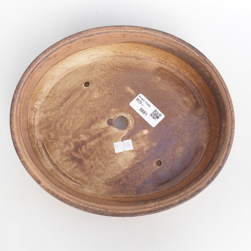 Bonsaischale aus Keramik 24 x 20,5 x 5 cm, rosa