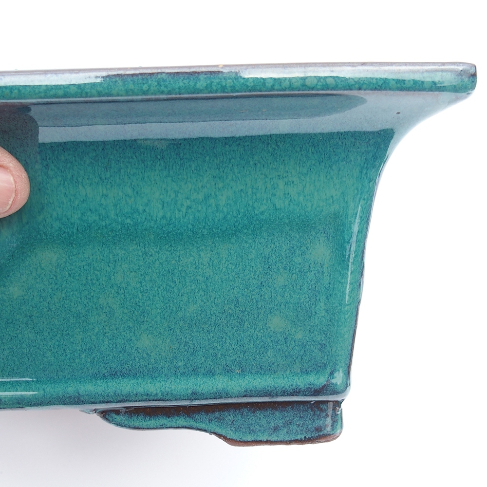 Schale 33,5 x 27,5 x 12,5 cm blau-grün