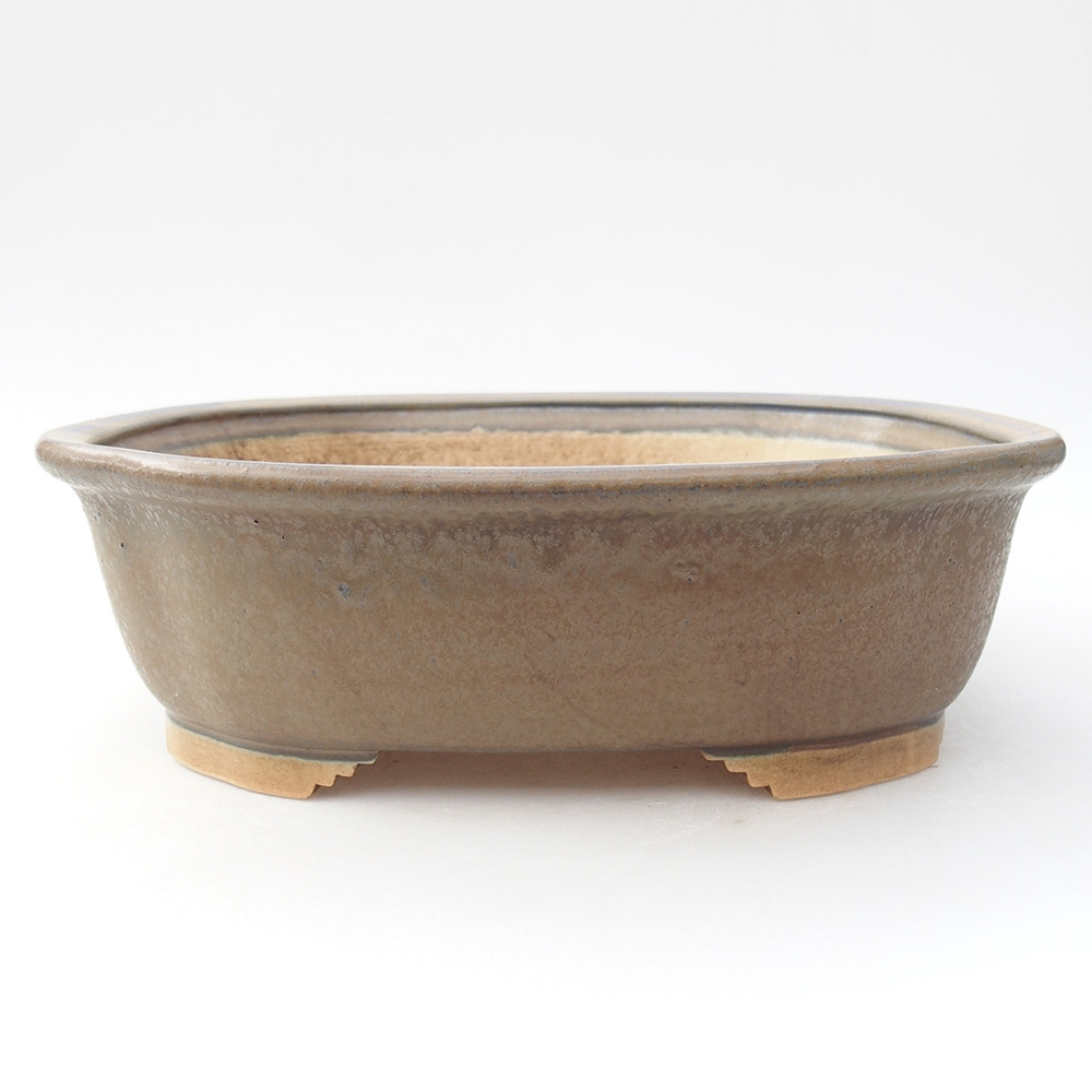 Bonsaischale aus Keramik 24 x 21 x 7,5 cm, Farbe blau