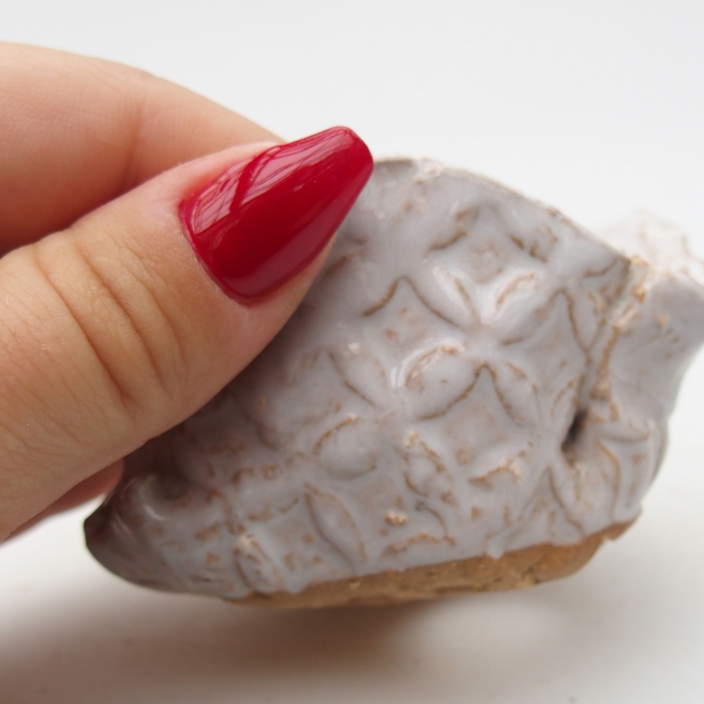 Keramikschale 8 x 7 x 4,5 cm, Farbe weiß