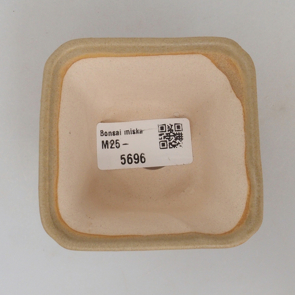 Mini-Bonsaischale 7,5 x 7,5 x 4,5 cm, braun