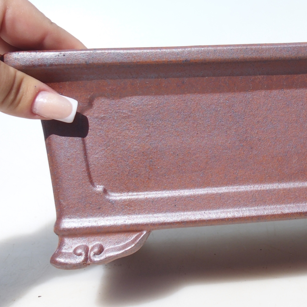 Schale 26 x 16,5 x 10 cm braun