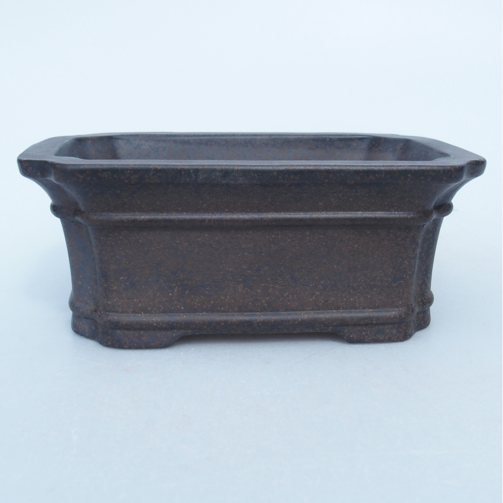 Schale 15 x 9,5 x 6 cm braun ocker
