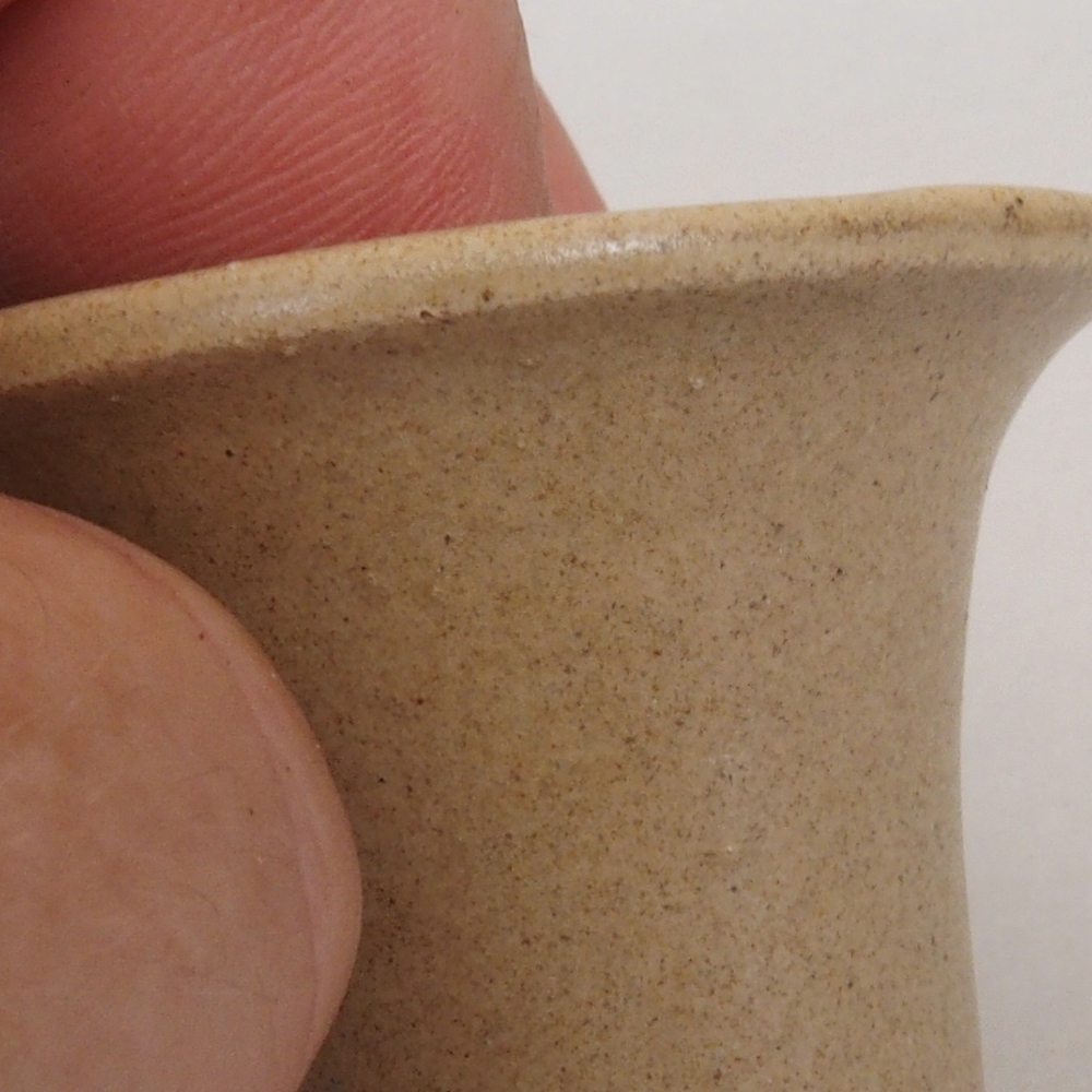 Mini-Bonsaischale 4 x 4 x 4 cm, braun