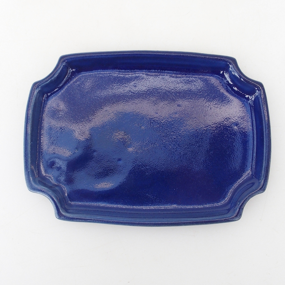 Keramikschale H17 -15,5 x 11 x 1 cm - blau