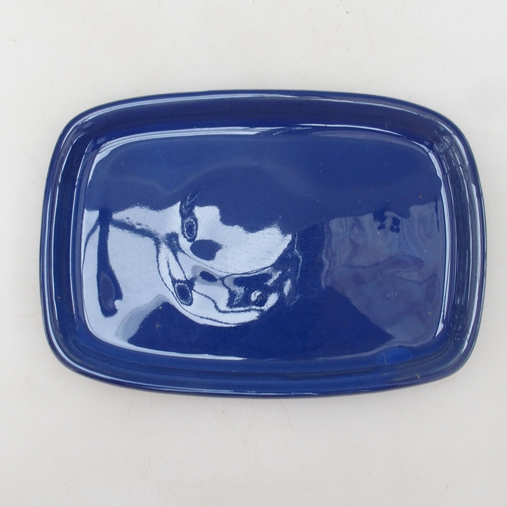 Keramikschale H02 - 17,5 x 12 x 1 cm - blau