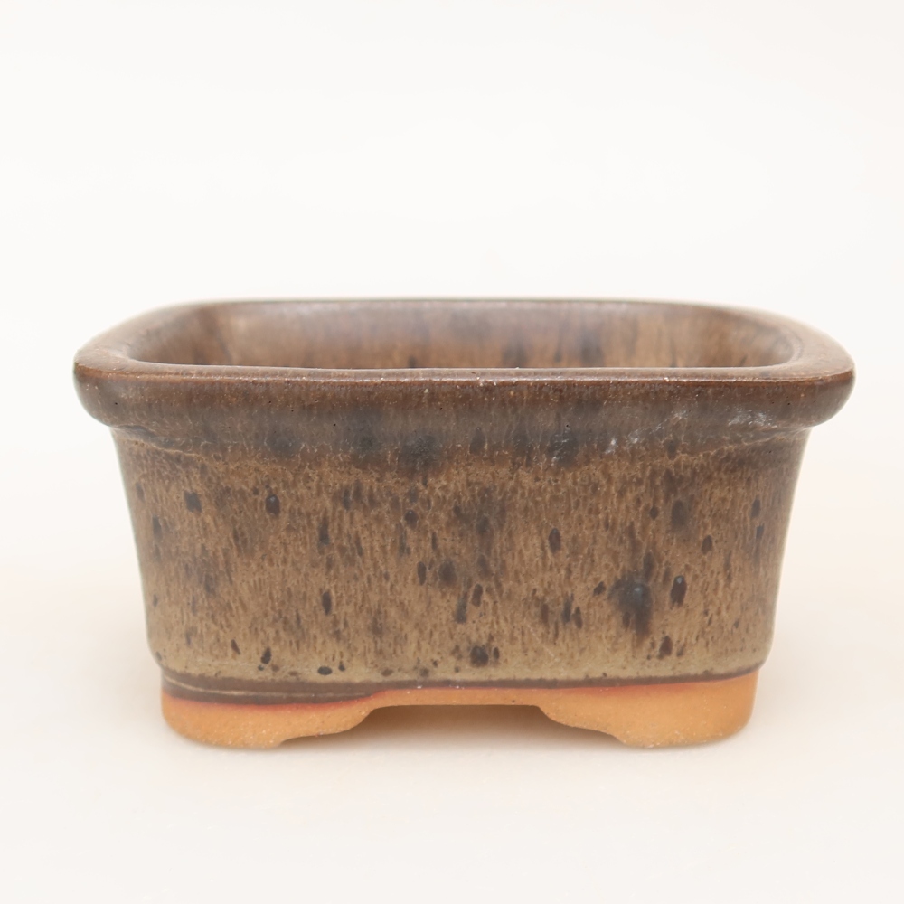 Keramikschale  9 x 6,5 x 4,5 cm, Farbe: braun