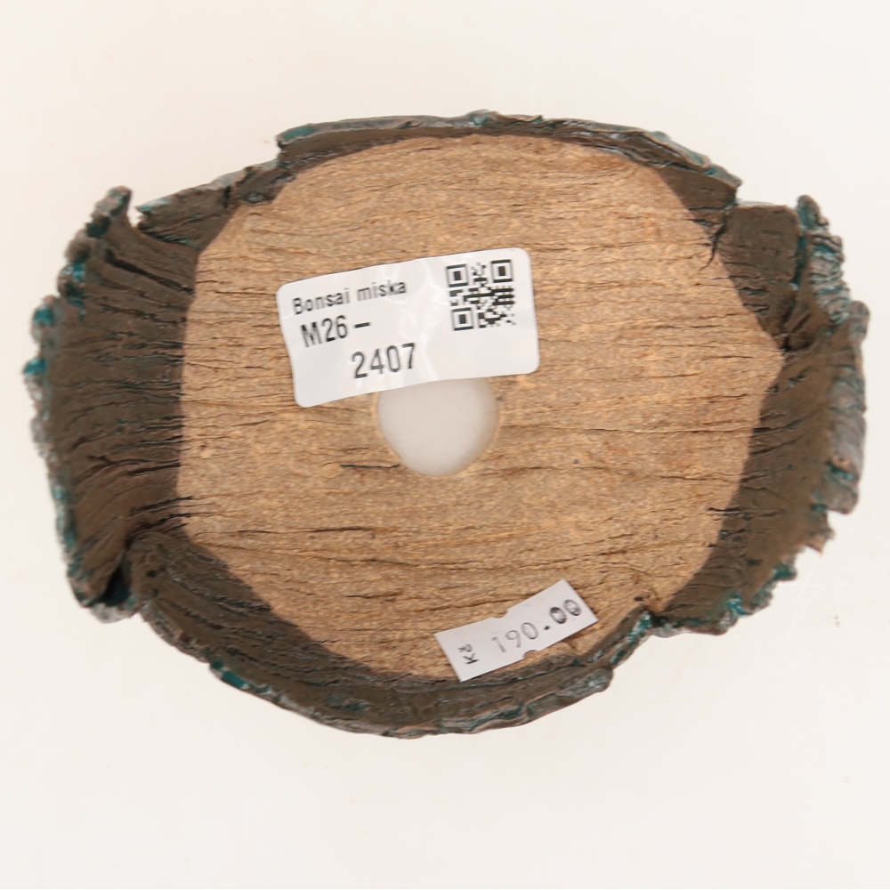 Keramikschale  10 x 8,5 x 7,5 cm, Farbe: grün