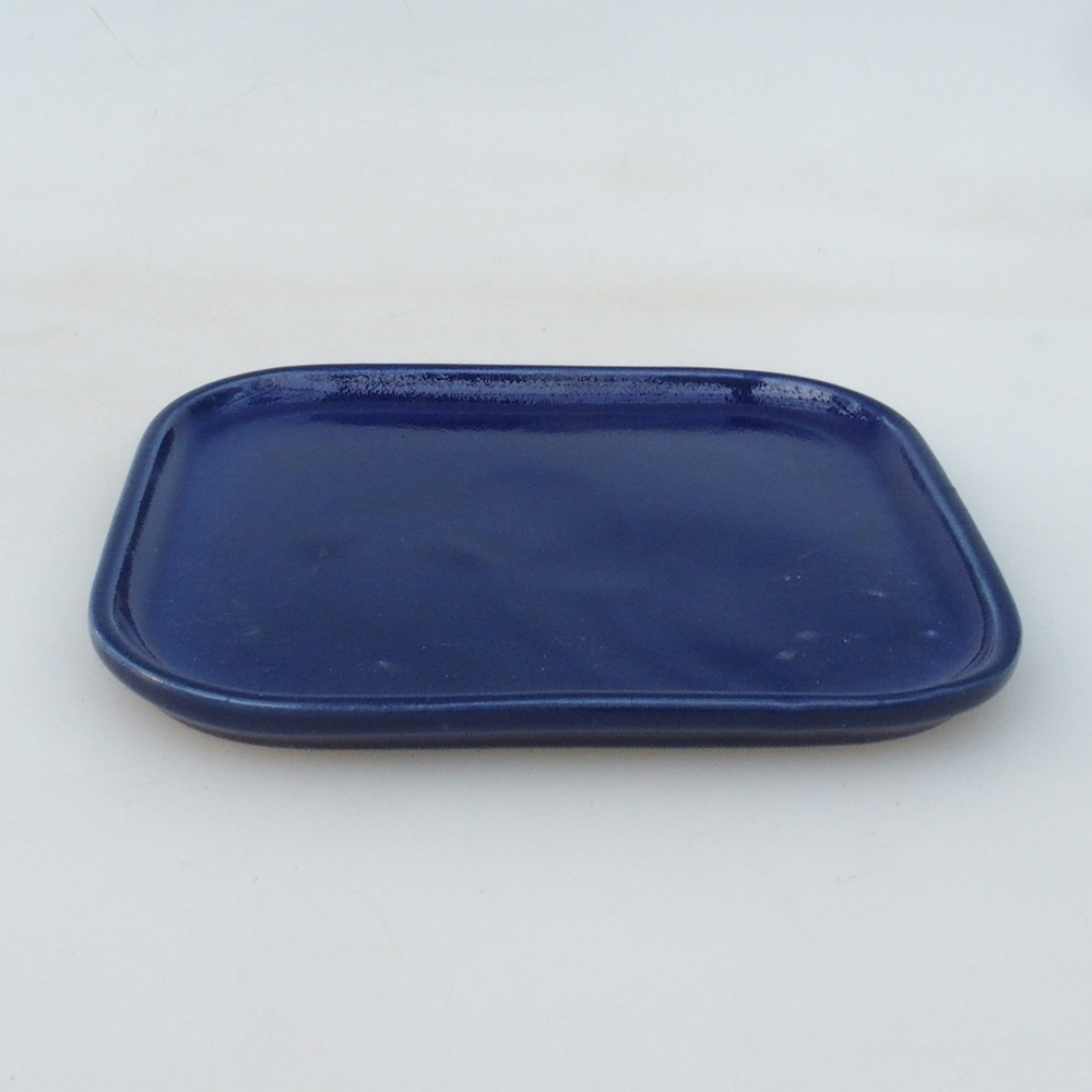 Keramikschale H38 -12 x 11 x 1 cm - blau