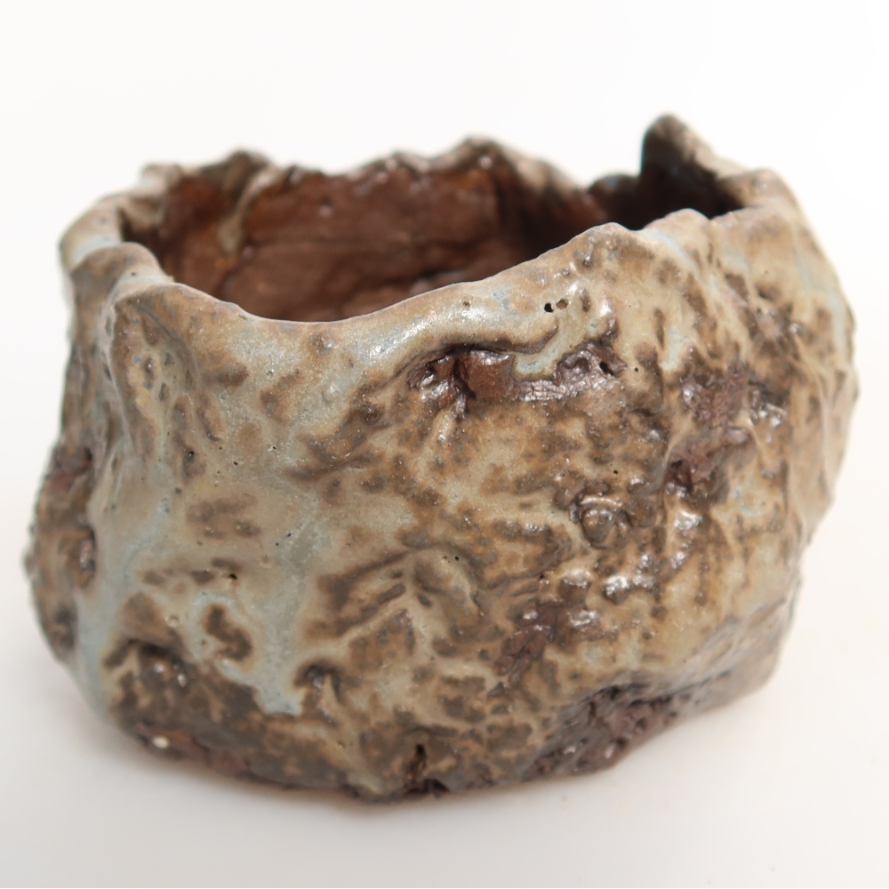 Keramikschale 7,5 x 7 x 5 cm , Farbe grün